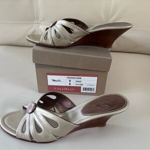 Cole Haan Teagan Leather Slides, Size 9